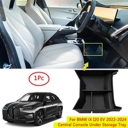 For BMW iX I20 EV 2022 2023 2024 Central Consloe Under Storage Tray Car Organizer Storage Box Car Accessories
