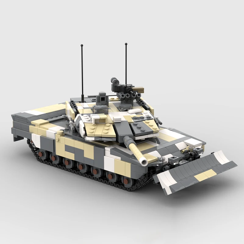 

1313PCS MOC Leopard 2 PSO Modern Tank Military Vehicle Model Modular Building Blocks DIY Creative Toys Gift