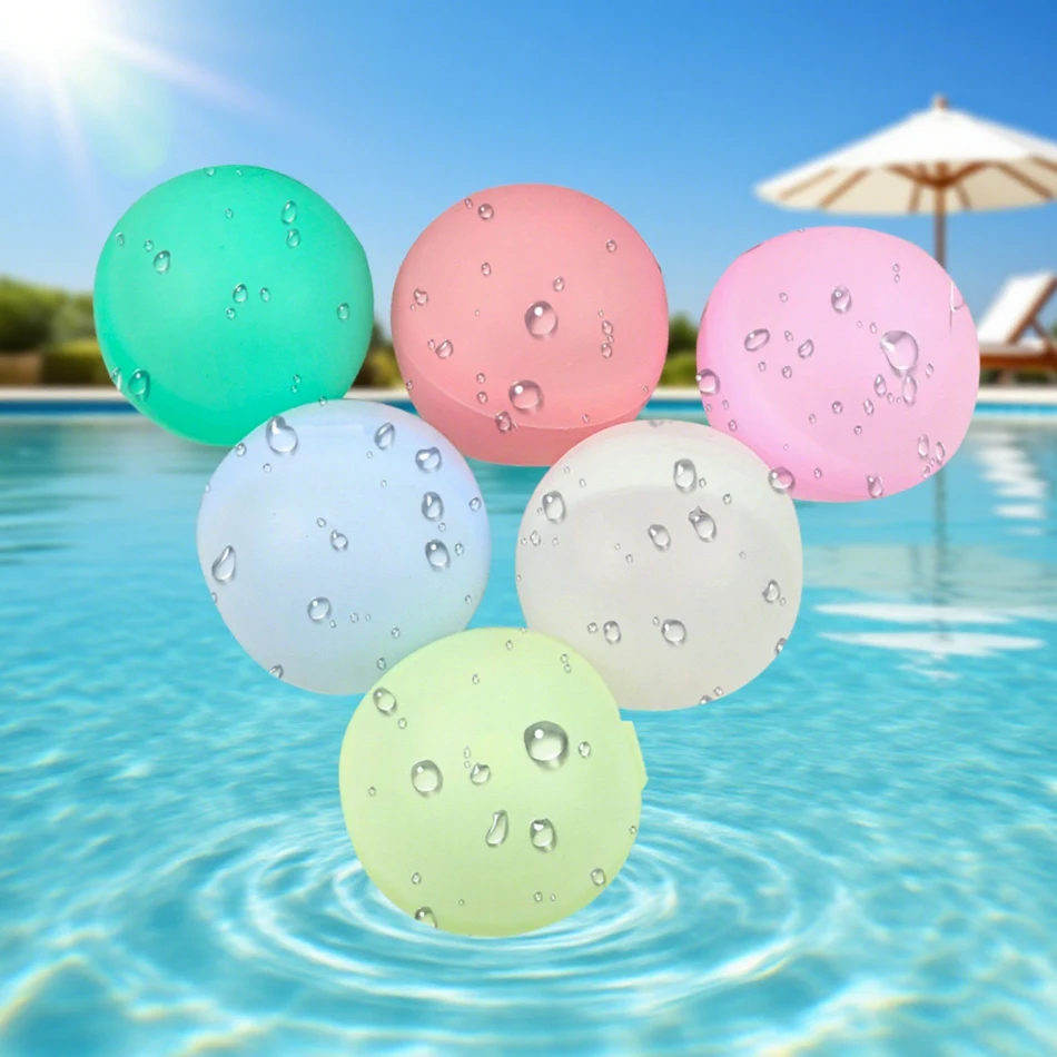 

Reusable Water Balloons Toys Quick Fill Self Sealing Water Bomb for Summer Games Children's Adults Outdoor Activities Toy Gifts