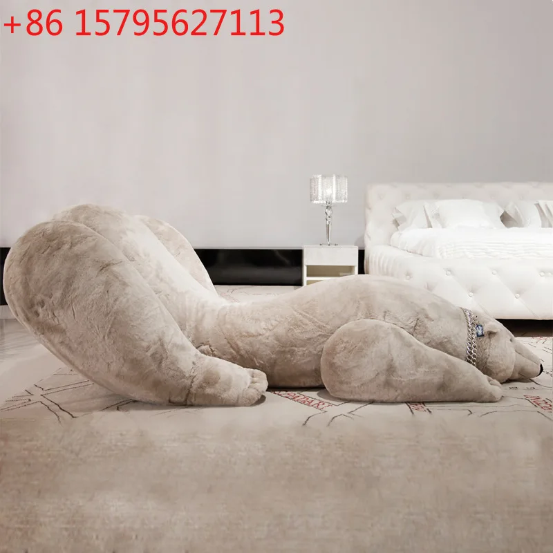 

Light luxury buttocks polar bear sofa creative living room balcony bedroom Internet celebrity leisure single chair