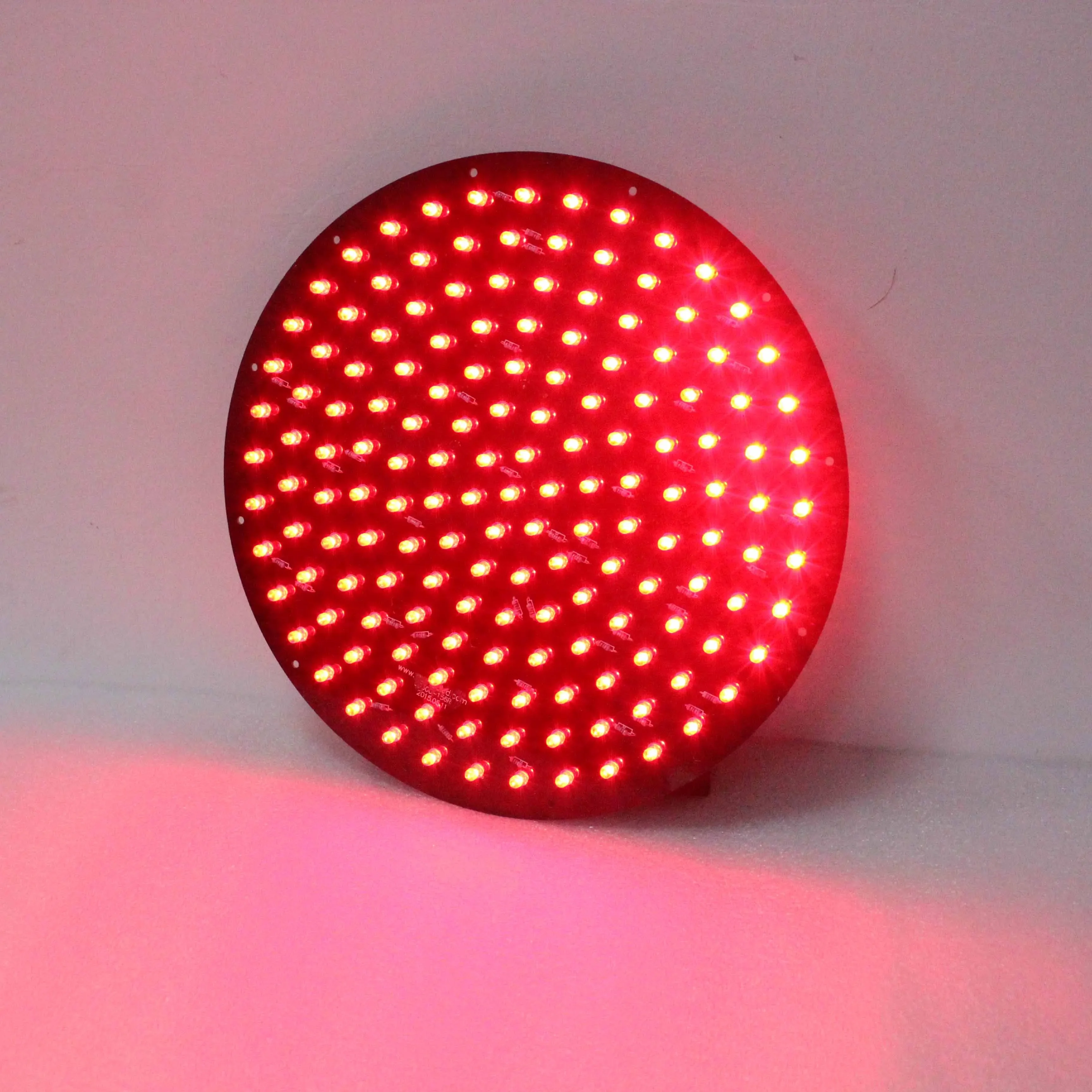 Red Traffic Light 265mm Diameter DC12V High Brightness Full Ball Signal Road Safety Replacement Lamp for Traffic Management