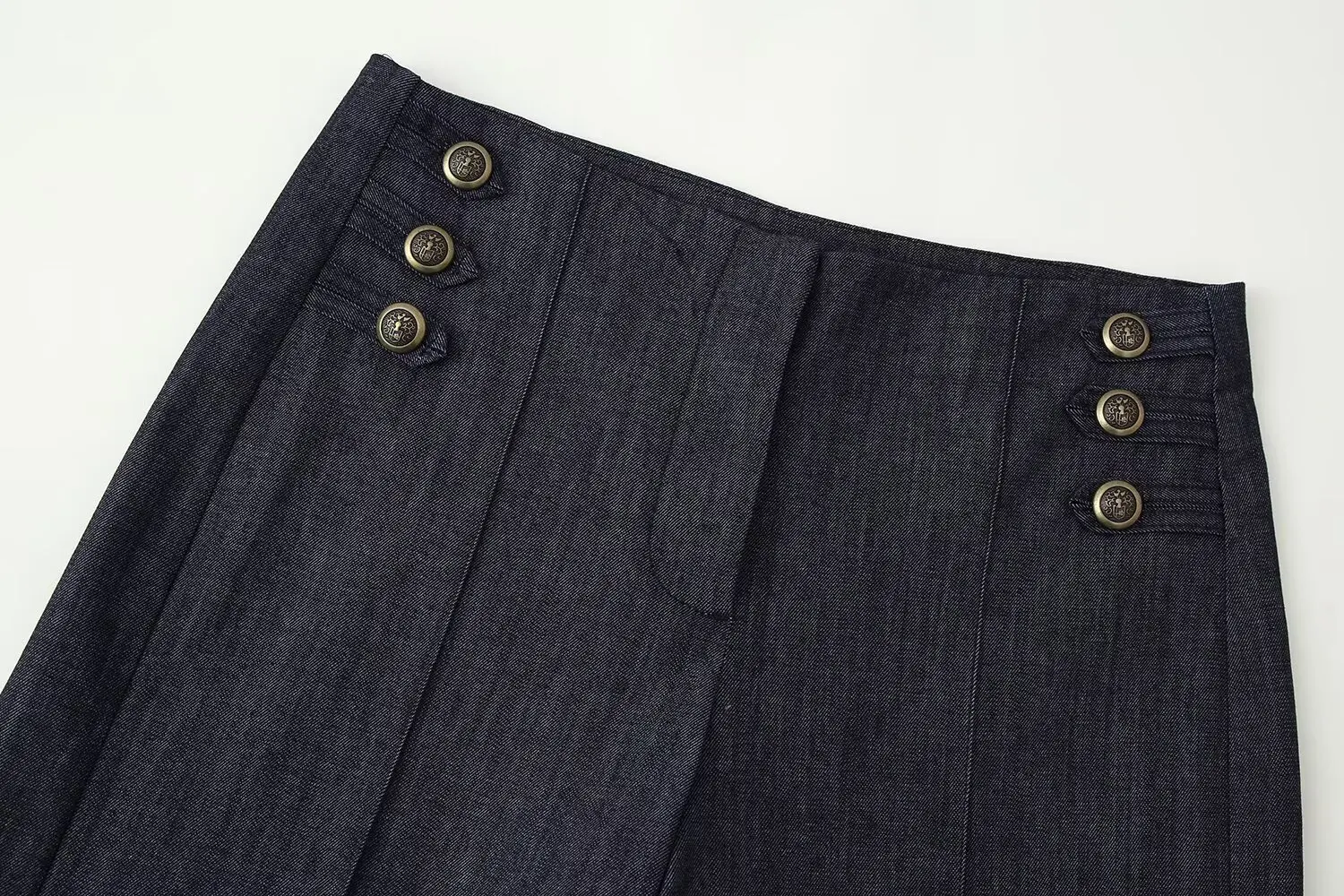 KONDALA Damen Schickes Vintage-Shorts-Set, Spitzenbesetzter Kurzblazer, Shorts mit Knopfbesatz, 2026 Frühherbst Trendiger Eleganter Pendleranzug – Detail 19