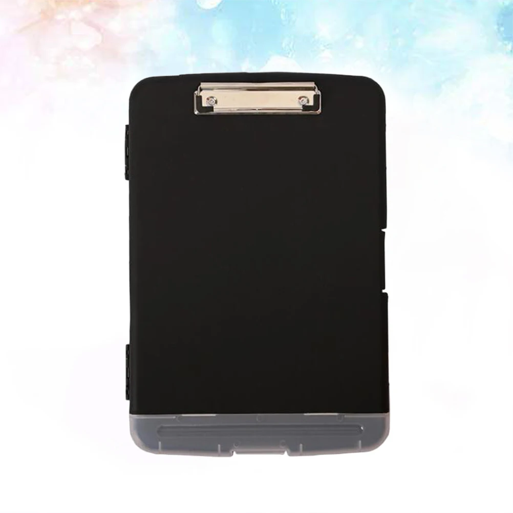 

Waterproof Paper Storage Box Hardboard Holder Clipboard Folder Multifunction Compartment
