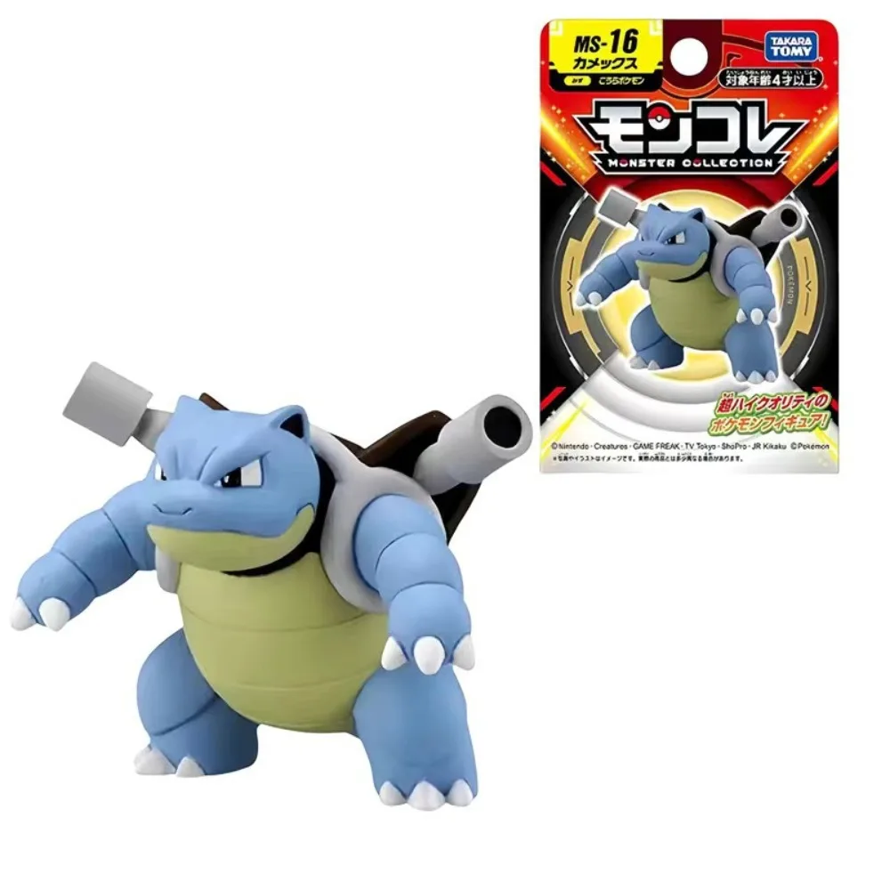 TAKARA TOMY-Genuíno Pokémon MS Série Ornamentos, Inteleon Meowscarada Garchomp Psyduck Piplup Sprigatito Fuecoco Modelos Tinkaton