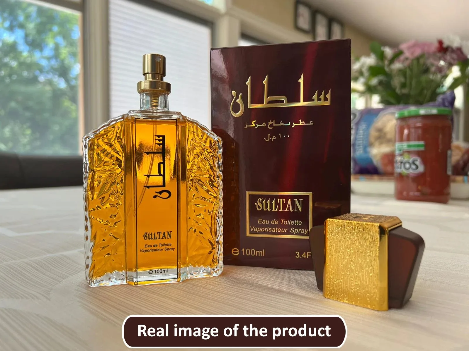 100ml Original lasting floral perfume for men, original fragrance Golden Earl Arab Dubai style perfect for daily use and dating