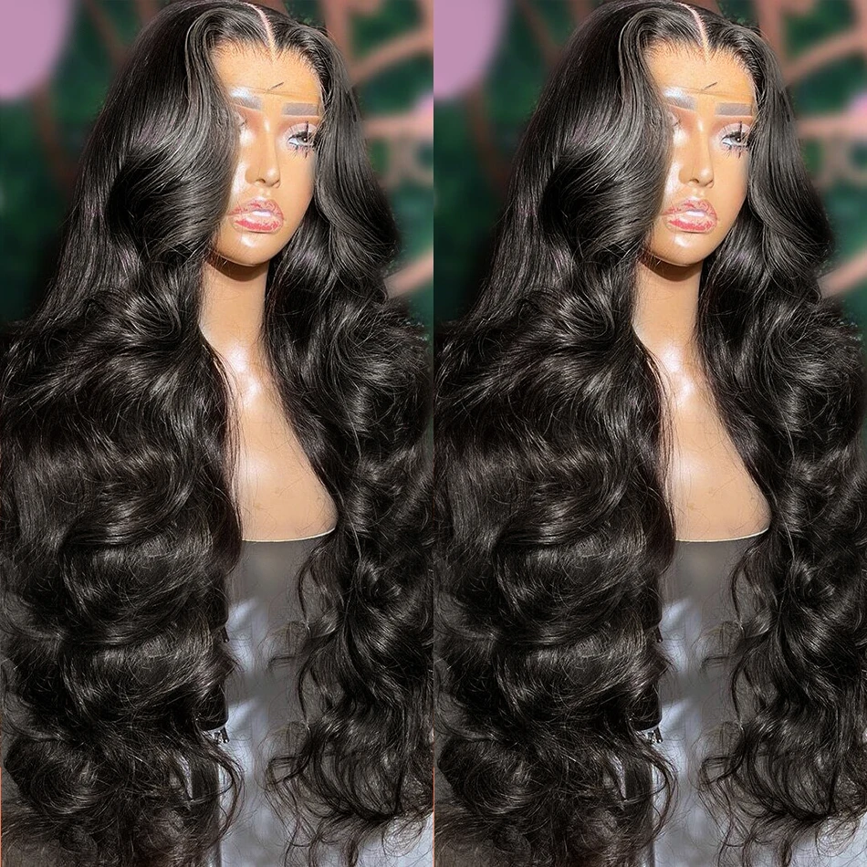 Pre Plucked 13x4 Body Wave Lace Front Human Hair Wig Brazilian Remy 13x6 Transparent Hd Lace Frontal Wigs For Women