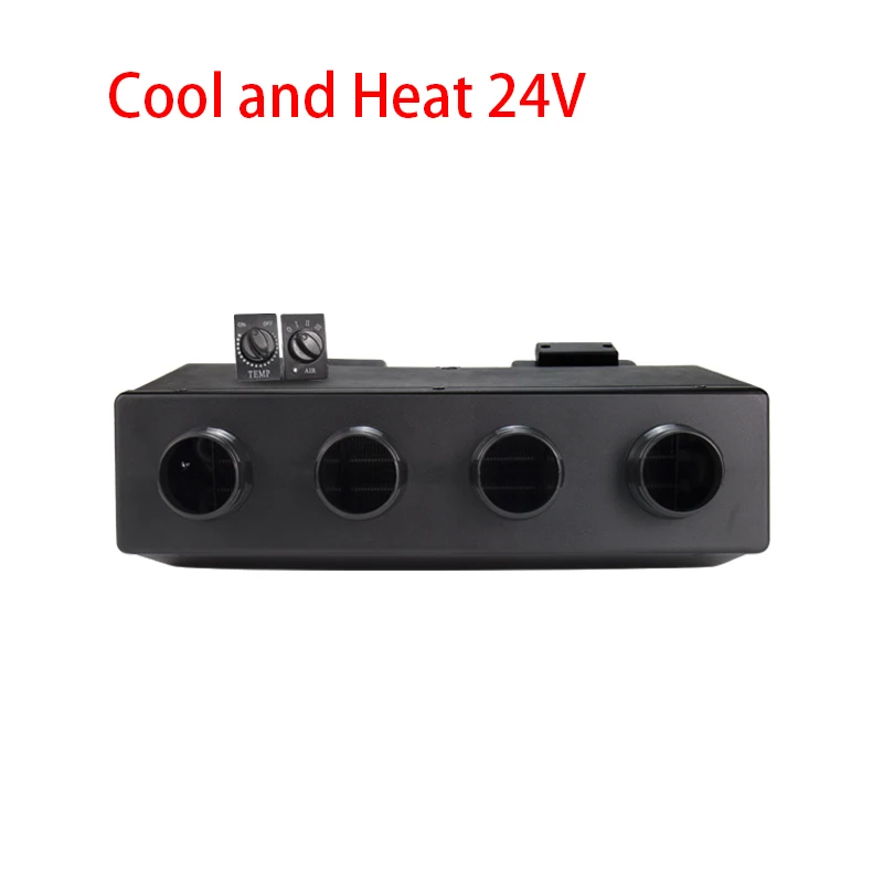 24V 12V Universele 4 Gat Auto AC Verdamper Montage Unit Airconditioner Verwarming voor Klassieke Auto's vrachtwagen Van Straat Rode Staaf