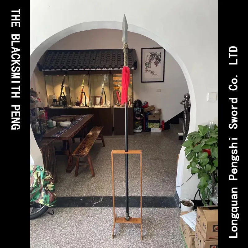 

Overlord red-tasselled spear/Eighteen weapons/Double mace/Chinese Kung fu sword/Wing Chun knife/Guan Gong Qinglong moon sword