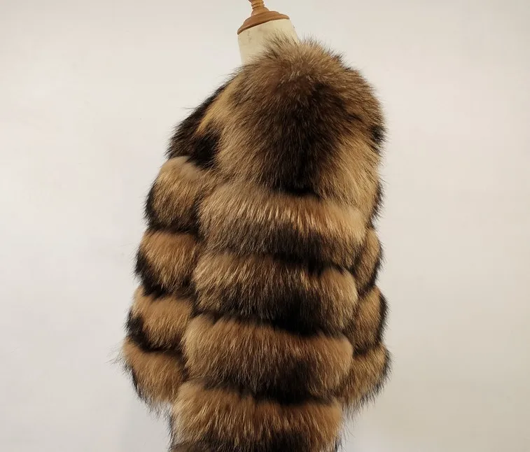 موضة تقليد الثعلب الفراء العشب سترة المرأة مقنعين فضفاضة طويلة الأكمام المرقعة أفخم معطف سميك شتاء جديد #2