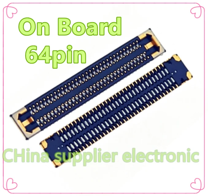 motherboard cable connection buckle connector On Flex 64pin For Samsung note10 F7070 ultra rear socket
