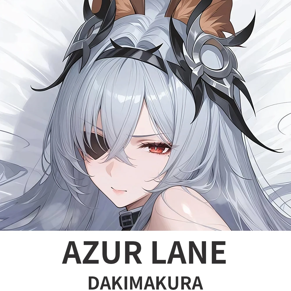 KMS فريتز رومي Dakimakura 2WAY وسادة حالة العناق.. أنيمي دازور لين وسادة غطاء الوسادة