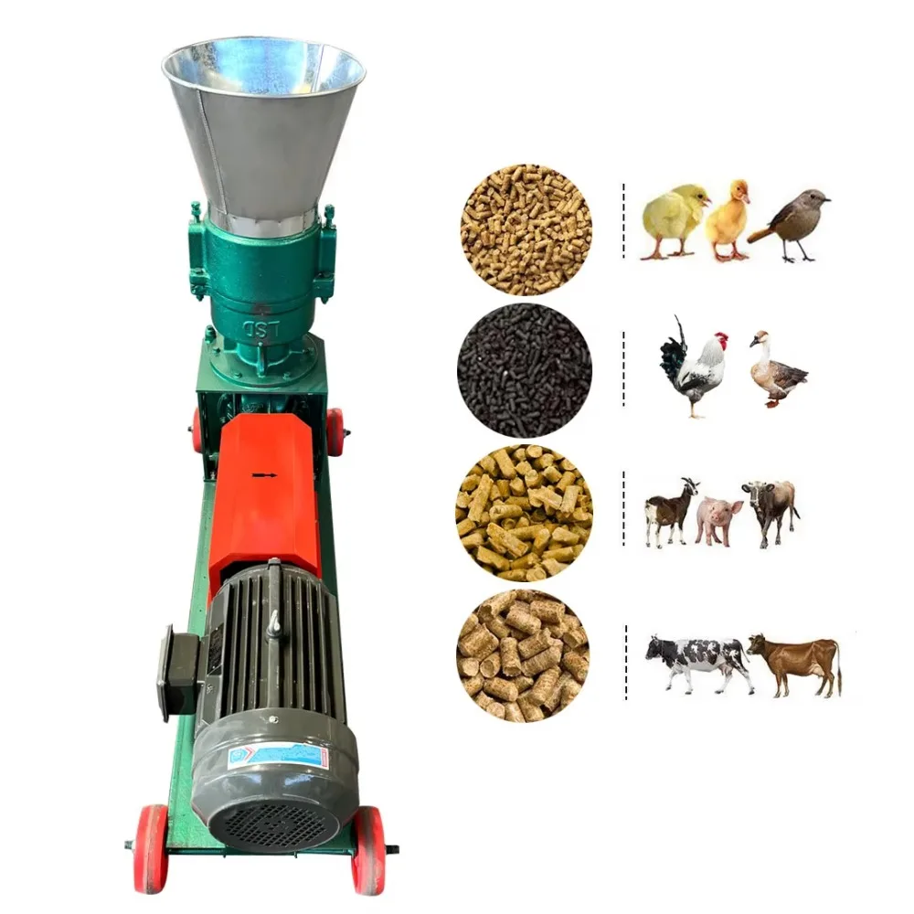 Boerderijvee- en pluimveevoerprocessor Varken Vee Kip Vis Pluimveevoerprocessor