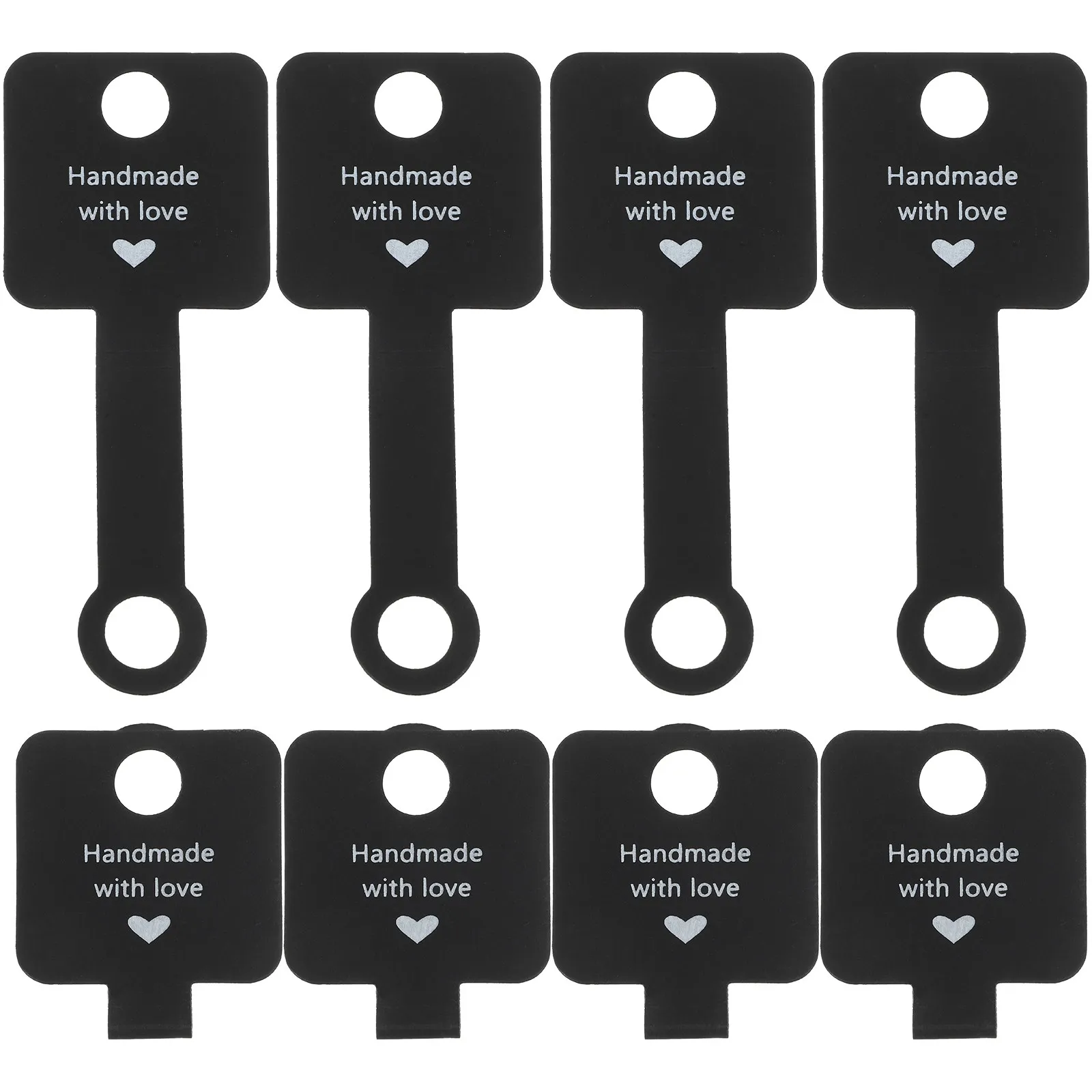 

100Pcs Jewelry Display Cards Kraft Paper Folding Necklace Bracelet Cards Lightweight Jewelry Packaging Bracelet Display Card