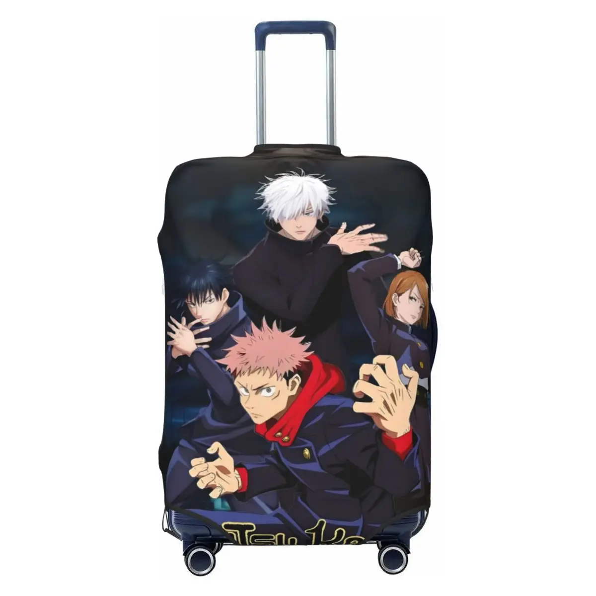 

Чехол для чемодана Custom J-Jujutsus K-Kaisens, моющийся, с крутым мультяшным манга-дизайном, защитный чехол для багажа 18-32 дюйма