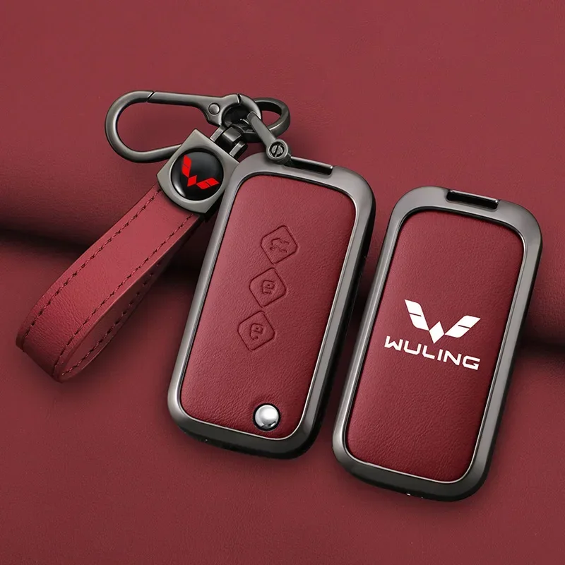 Zinc Alloy for Chevrolet Aveo trax groove captiva 2024 wuling Flip Car Key Case Cover Shell 3 Button Remote Keychian Accessories