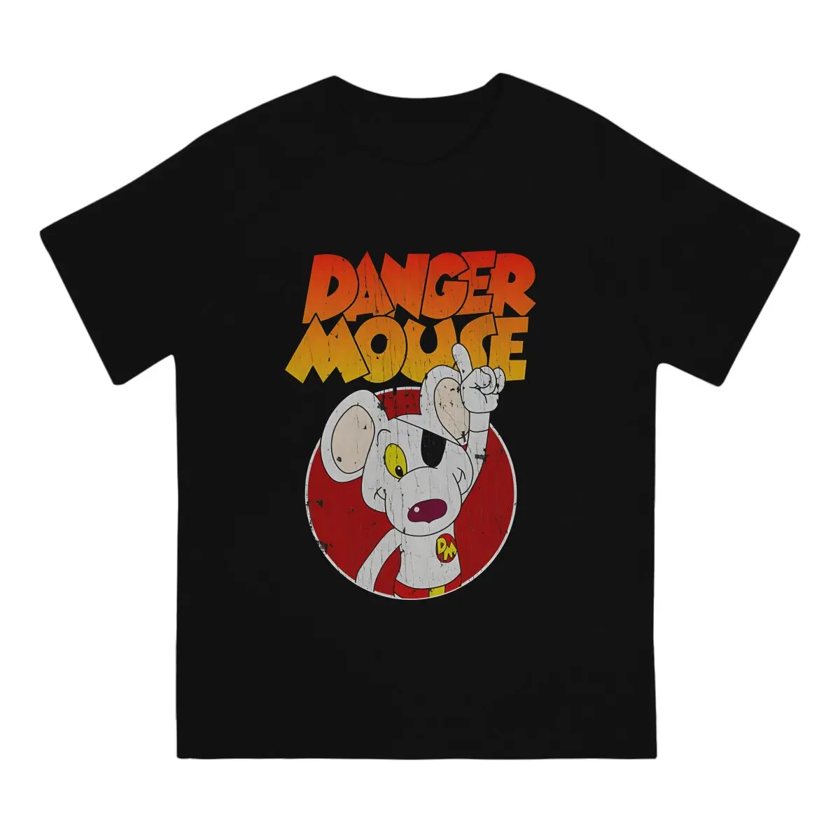 Danger mouse Men's TShirt Red Fashion T Shirt Harajuku Streetwear New Trend