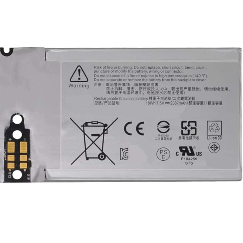 لسطح كتاب شاشة اللوحي 1st Gen CR7 CR7-00005/00007 DAK822470K استبدال بطارية الكمبيوتر المحمول