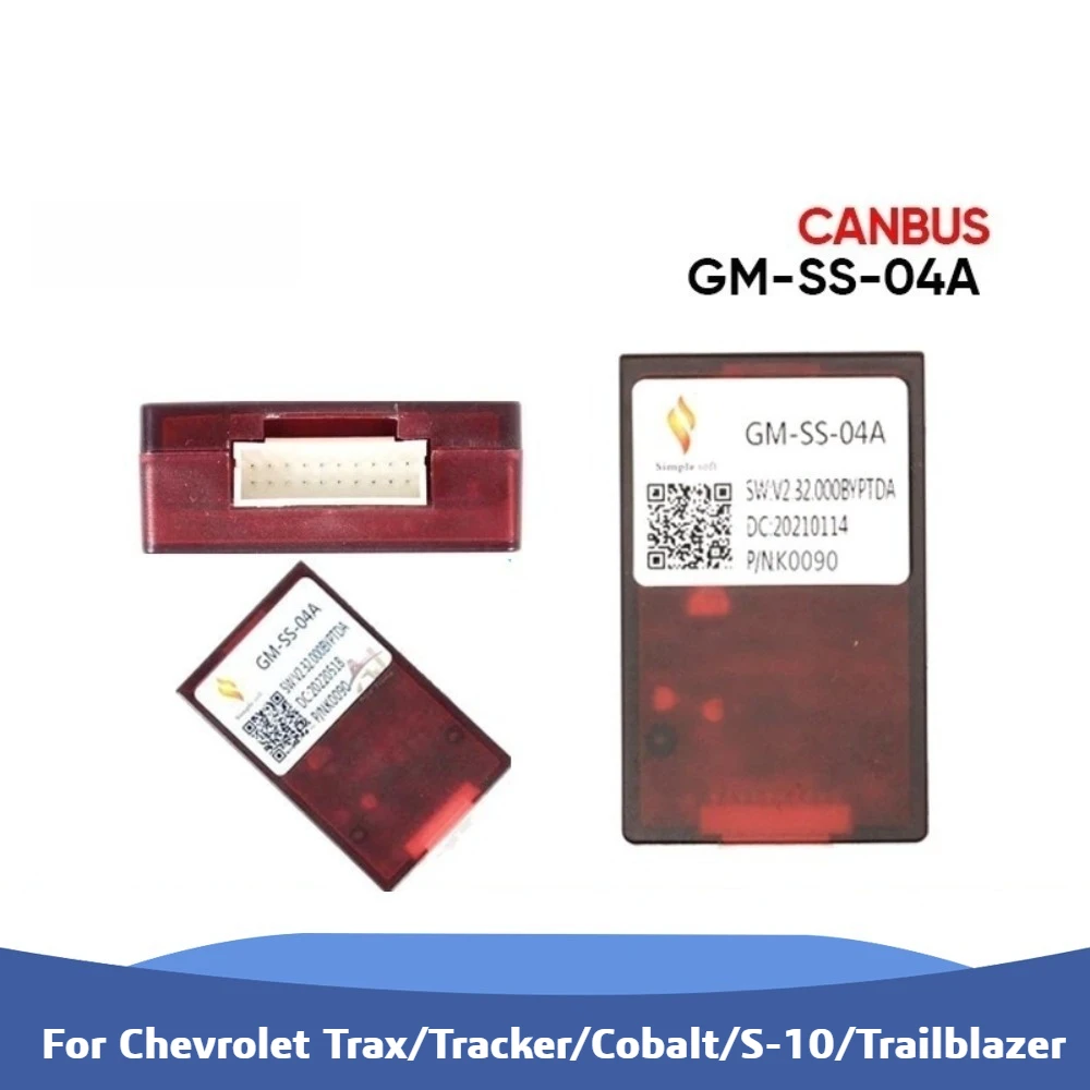 Caixa canbus de rádio automotivo para chevrolet trax/tracker/cobalt/S-10/trilblazer/onix/prema/colorado/equinox gmc sierra GM-SS-04A