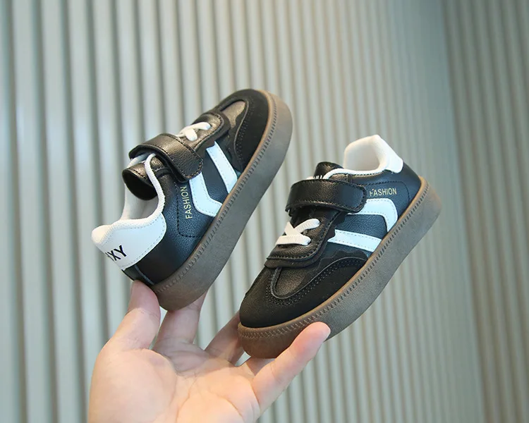Frühling Herbst Kinder Weichsohlen Rutschfeste Retro-Skateschuhe Mädchen Junge Atmungsaktive Baby-Sportschuhe Leichte Freizeitschuhe Kinder – Detail 8