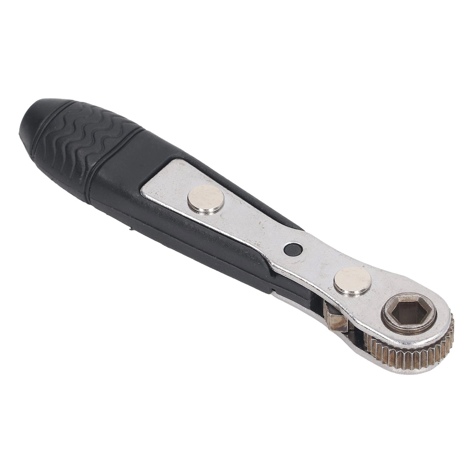 1/4in Household Single Head Mini Ratchet Wrench Portable Miniature Ratchet Screwdriver
