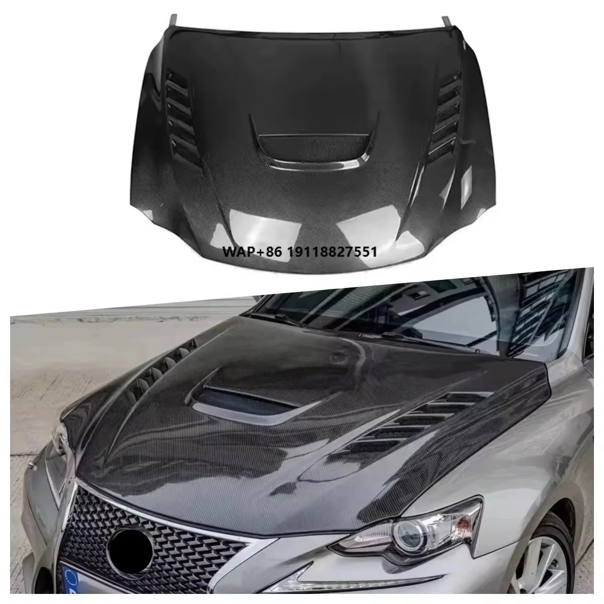 

Car Modified Parts Body Kit Engine Hoods for IS250 IS300 Bonnet