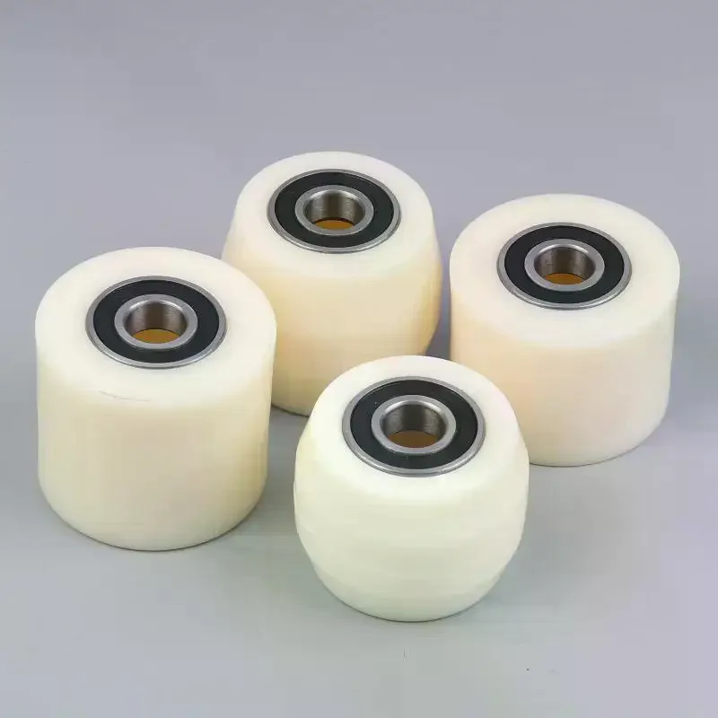 Polyurethane Nylon Wheels Replacement Caster Wheels Fork Wheel Bearing Small Hydraulic Lifting And Handling Wheels