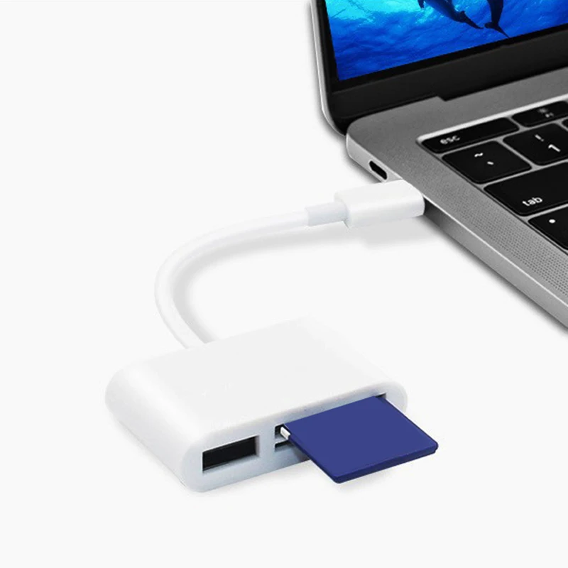 

1-10PCS Type C Adapter TF CF SD Memory Card Reader USB C Card Adapter For Macbook Samsung Huawei Xiaomi OTG Writer Compact Flash