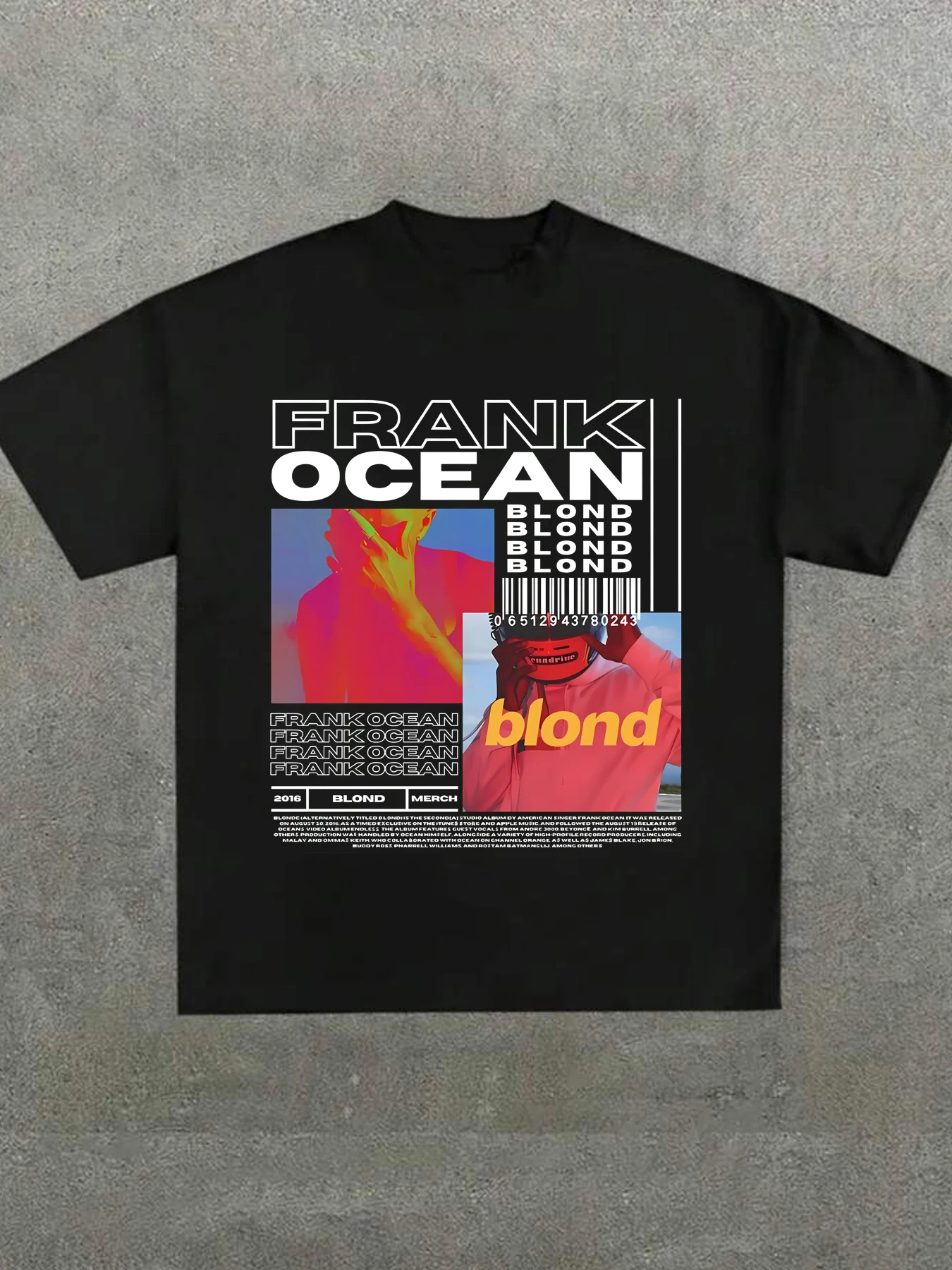 

FRANK OCEAN Art Letters and Men Patterns Ladies Short-sleeved T-shirts Summer Leisure Trend Women Wear