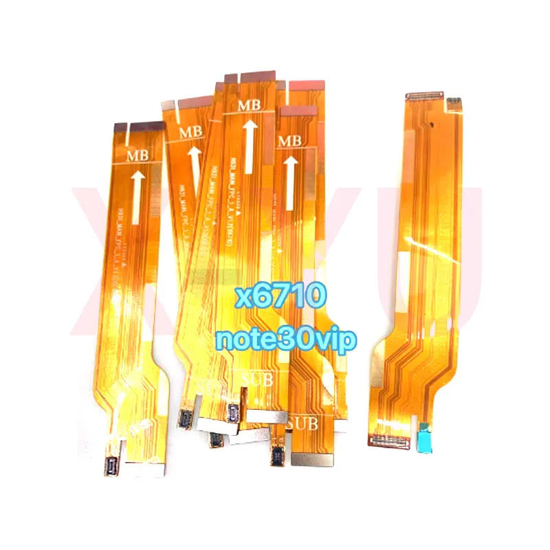 Mainboard Flex For Infinix Note 30i 30 Pro VIP X6711 X6833 X676B X6710 X6716 Main Board Motherboard Connector LCD Flex Cable