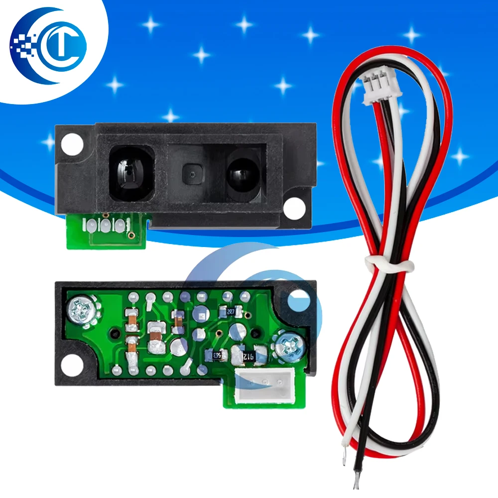 GP2Y0A51SK0F IR Infrared Ranging Sensor Module 2-15cm Distance Measuring High Precision 5V I2C IIC Output for Arduin
