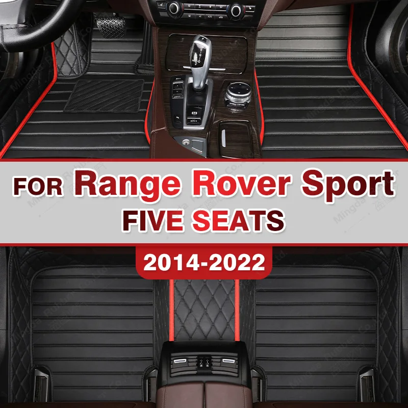 

Автомобильные коврики для Land Rover Range Rover Sport 5 мест 2014-2022 21 20 19 18 пользовательские автомобильные подставки для ног