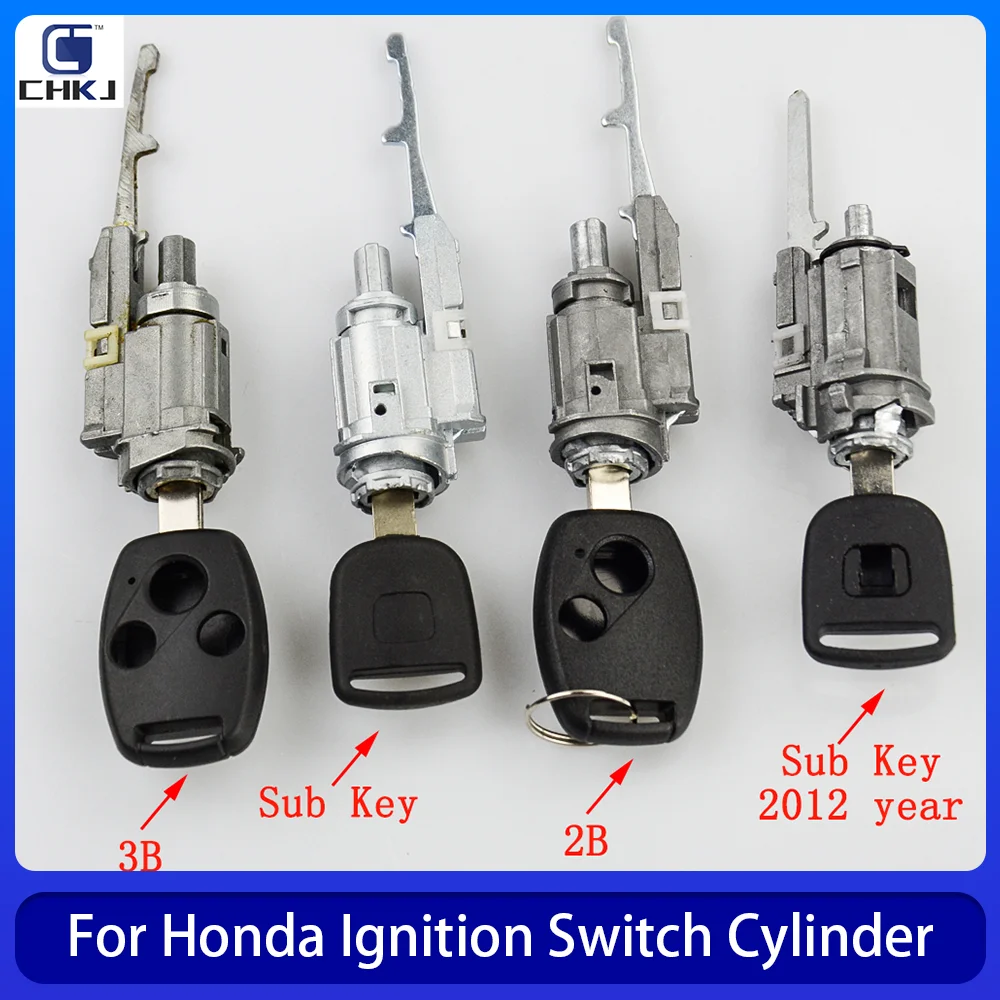 CHKJ Ignition Switch Cylinder Lock For Honda Ignition Lock Core For Accord/Fit/New Civic/Odyssey/CRV Ignition Lock Core