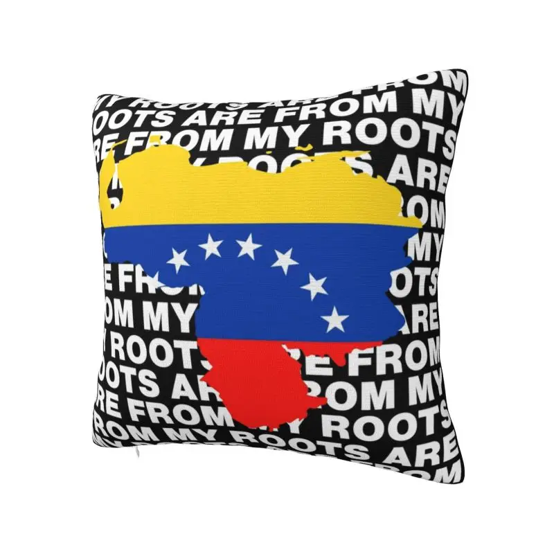 My Roots Are From Venezuela Cushion Cover Republic of Venezuela Pround Velvet Modern Pillows Decor Home