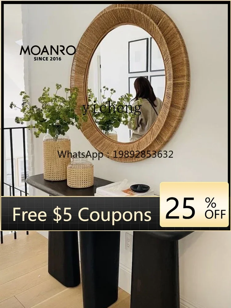 

ZZ Quiet Style Console Tables Solid Wood Living Room Console Home Entrance Rack Retro