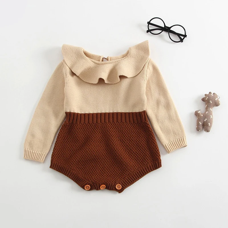 

Демисезонное трикотажное боди с длинным рукавом для девочек 0-24 месяцев