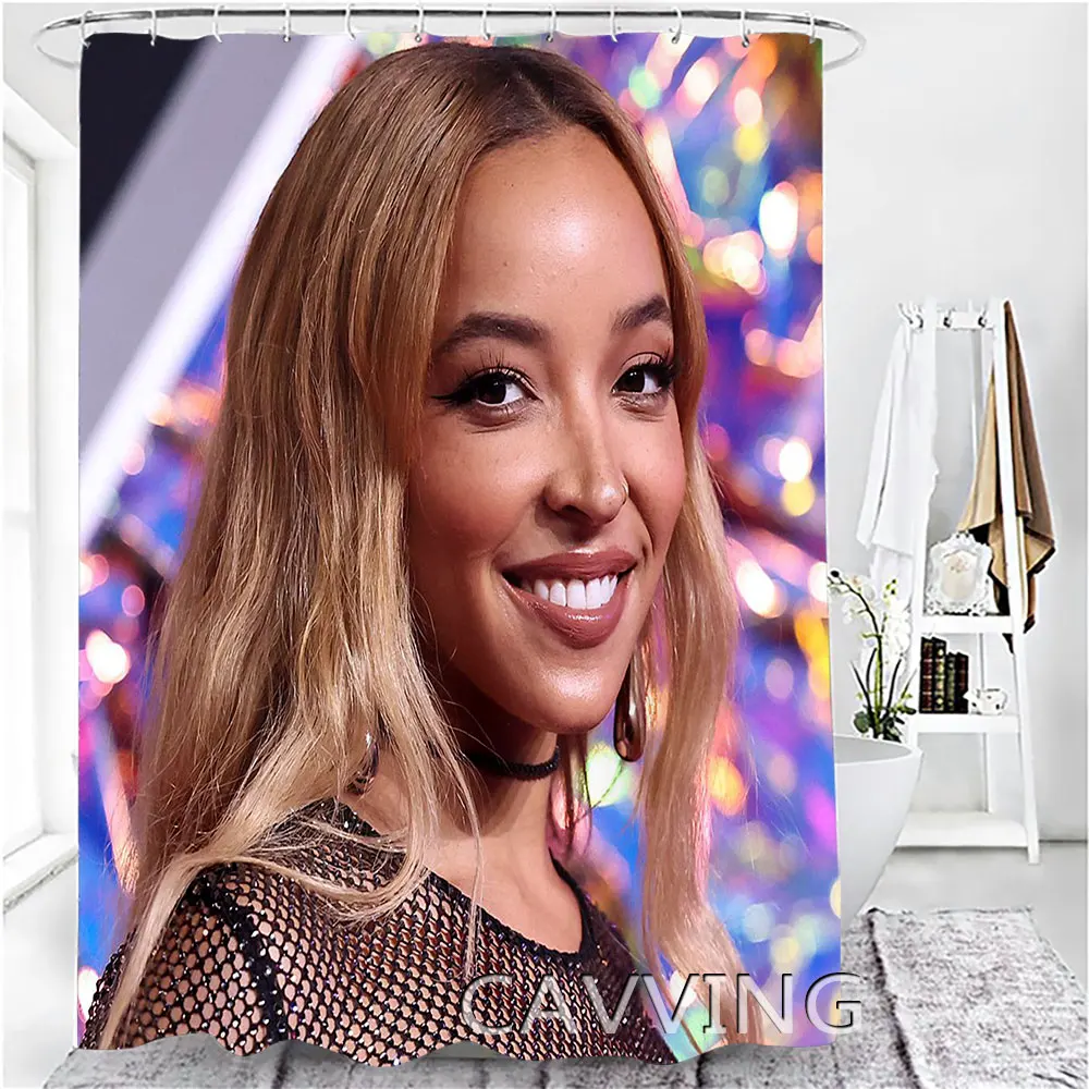 Singer  Tinashe  3D Printed  Shower Curtains Waterproof Bathroom Curtain Anti-slip Bath Mat Set Toilet Rugs Carpets   F03