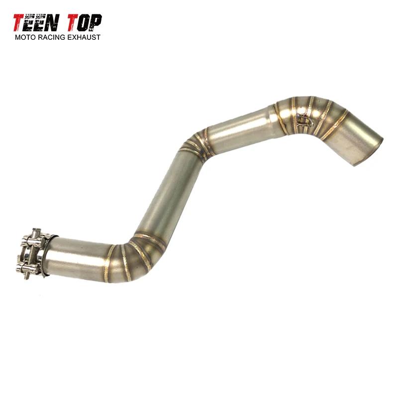 RC390 Decat Pipe For KTM Duke 125 200 Exhaust Middle Link Pipe Duke125 Motorbike Exhaust Mid Connect Tube Duke290 Escape Moto - view 3
