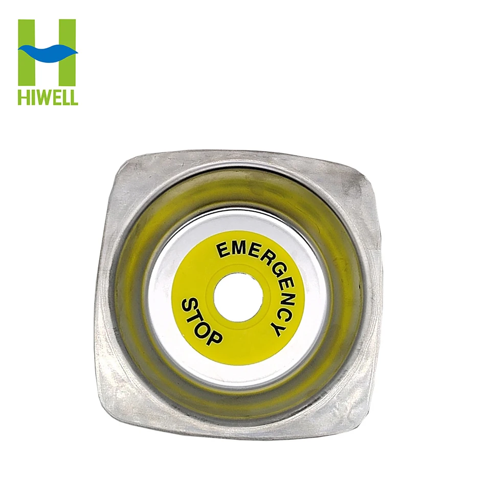 Stainless Steel Emergency Stop Button Box 90mm Silent Type Diesel Generator Spare Part Emergency Stop Button Cover