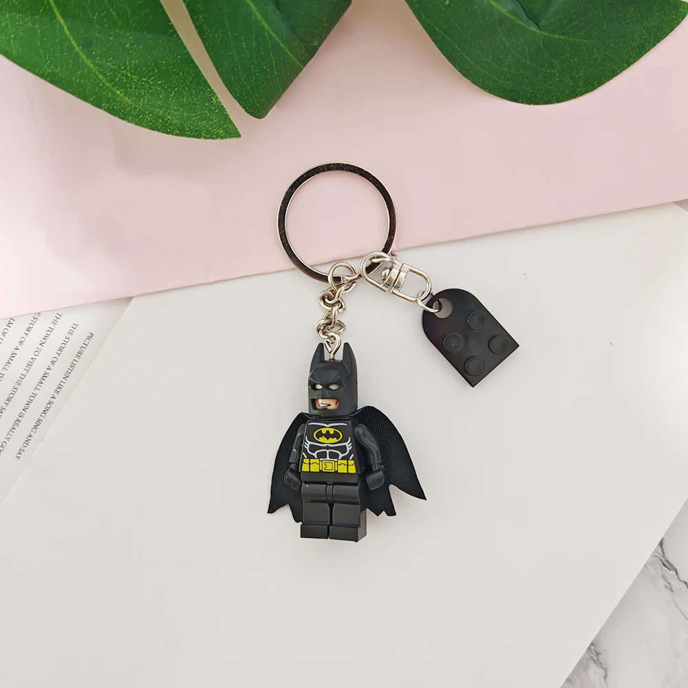 2pcs Beautiful Handmade 3D Fairy Star Pink Black Bat Keychain Y2k Bow Key Ring Backpack Pendant Couple Keychain Christmas Gifts image 5
