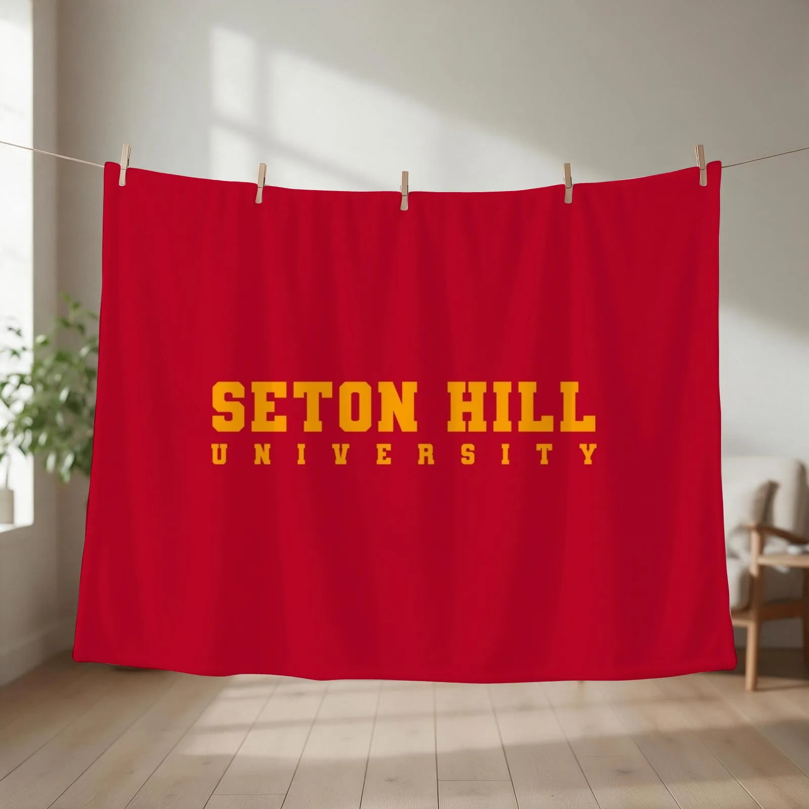 Seton hill university Throw Blanket couch cozy soft plush fuzzy picnic outdoor blanket