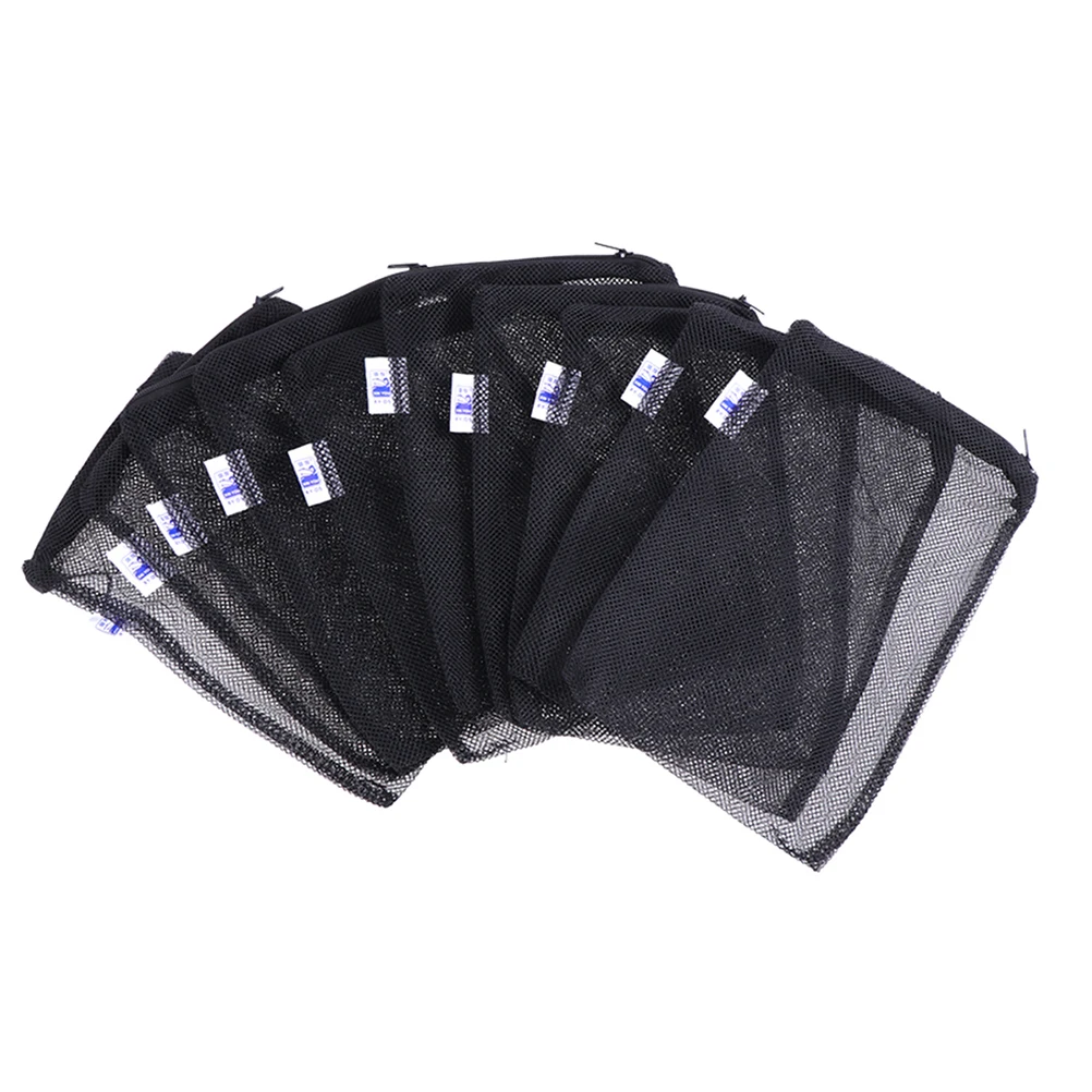 

5 Pcs Small Fish Filter Bag Black Net Mesh Bags for Tanks Fine Water Pouch Aquarium