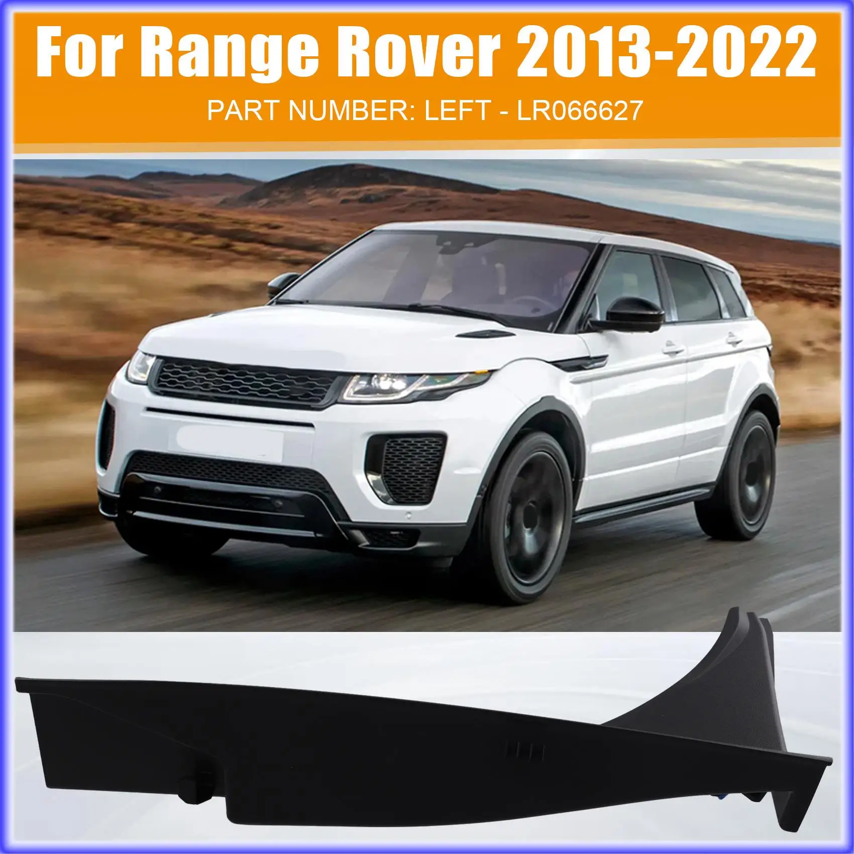 

A82E-Interior Quarter Panel Trim Strip Tail Light Side Guard -Light Channel Trim Cover LR066627