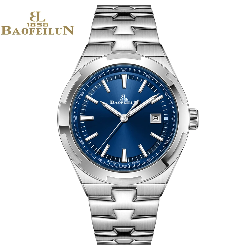 

BAOFEILUN Watches For Men Japan 8215 Fully Automatic Movement Sapphire Glass 50M Waterproof Luxurious Wristwatch BG8001