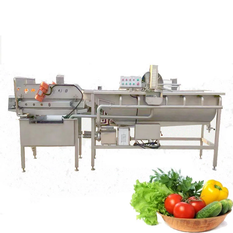 Fruit Vegetable Cleaning Machine Leafy Cabbage Lettuce Pickled Radish Washer Industrial High Efficiency Custom
