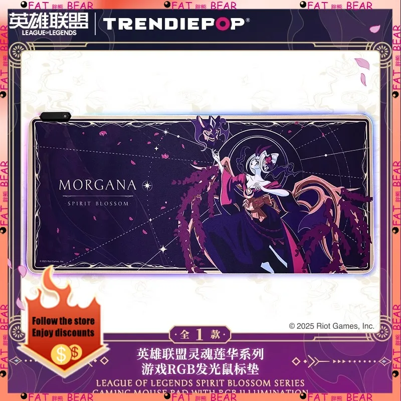 

TRENDIEPOP Spirit Blossom Series Gaming RGB Luminous Mouse Pad PC Gaming Periphery Table Pad