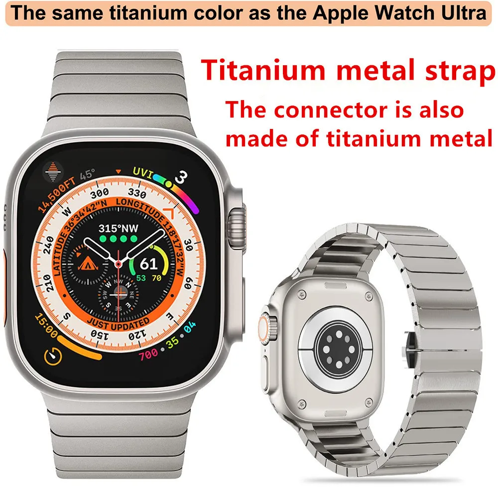 Metallband für Apple Watch 46 mm Armband Edelstahl Armband für Iwatch Serie 10 9 Ultra 49 mm 45 mm 44 mm 40 mm 42 mm Correa