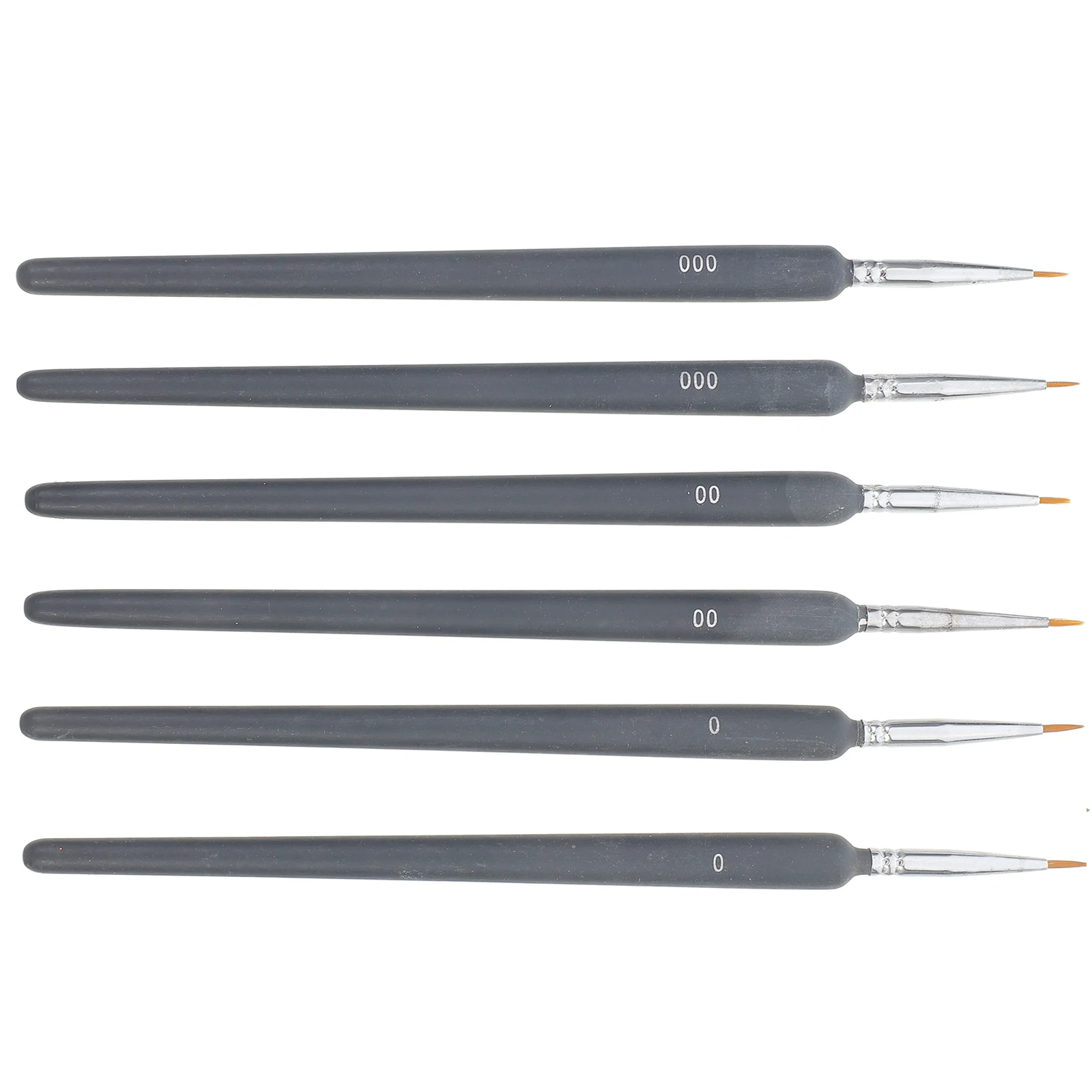 

6Pcs Liner Pen Watercolor Brush Set for Miniature Painting Detailed Artwork Acrylic Oil Drawing Pen