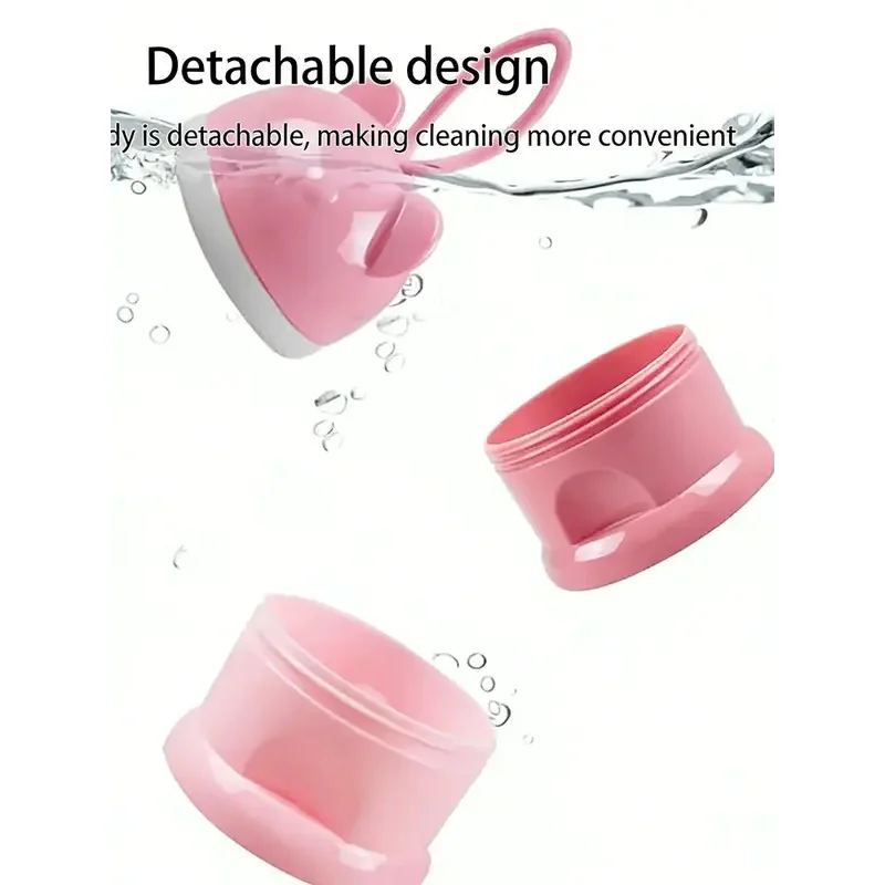 

Premium Baby Milk Powder Container, Portable Compartmentalized Storage Box for Travel & Baby Food Supplement