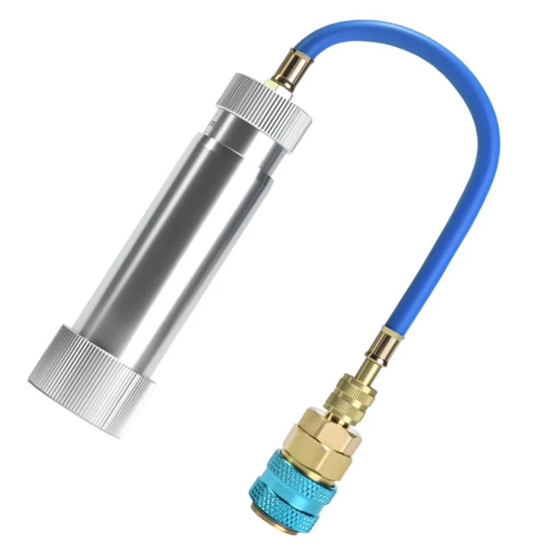 جعل أداة حقن زيت تكييف الهواء حاقن زيت المبردات R12 R134A R22 الهواء SAE 1/4 "صبغ حقن موصل السيارة #2