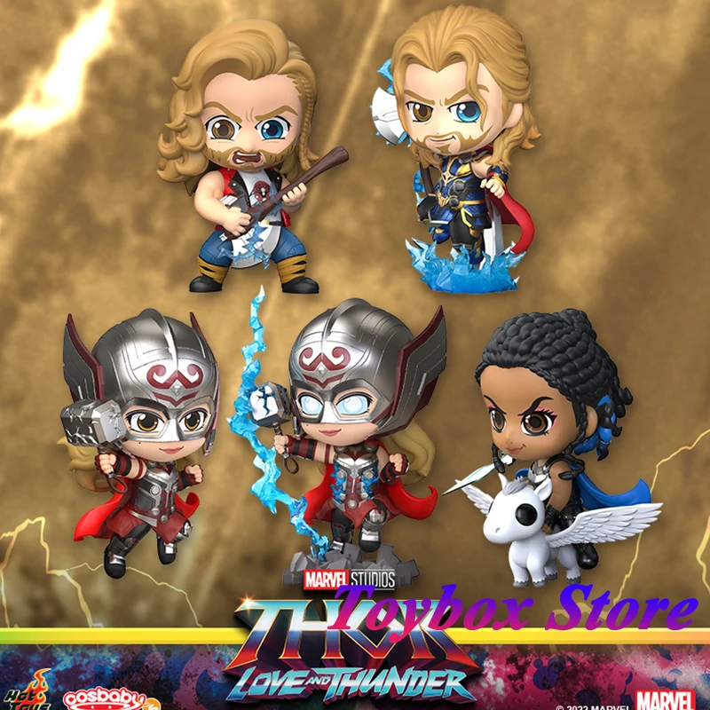 HotToys COSBABY Collectible Mini Action Figure Love And Tunder Anime Female COSB951 Thor Valkyrie Girl Fighter 11cm Soldier Doll